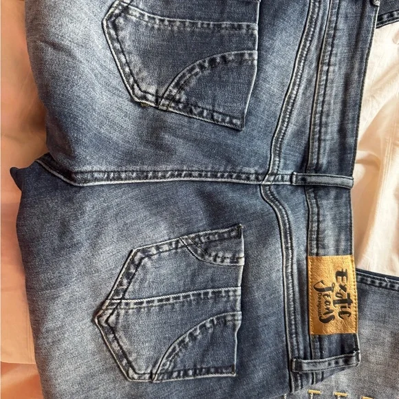 Desigual Multicolor Embroidered Straight Leg Jeans - Picture 4 of 5